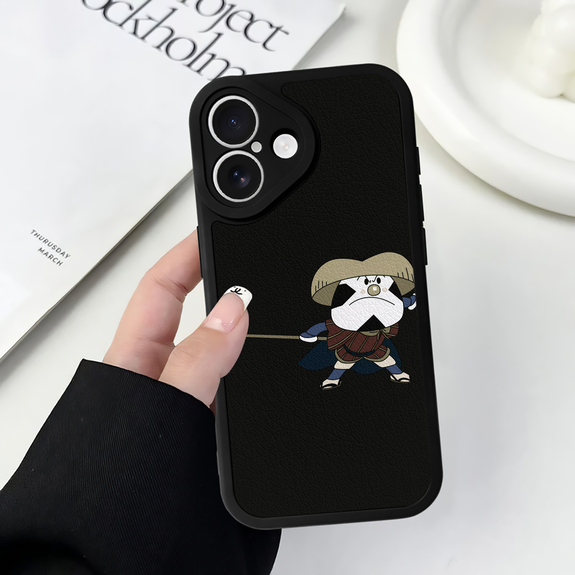 （画像用） アンパンマン Anpanman 【iPhone 16シリーズ対応】シリコンスマホケース（レザー調） 材質：シリコン